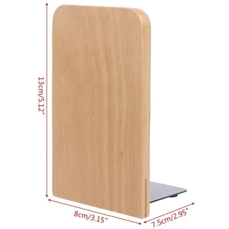 FUIENKO Organisateur Et Serre-livres Naturel En Bamboo De Bureau Pour Maison, Support étagère, Bibliothèque,,1 4 FUIENKO Organisateur Et Serre-livres Naturel En Bamboo De Bureau Pour Maison, Support étagère, Bibliothèque,,1 – Image 2