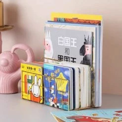 FUIENKO MINKYS – Serre-livres En Métal Noir Doré, Style Nordique, Support De Livre De Bureau, Organisateur De Rangement, Papeterie De Bureau,MG -Petit rangement Soldes Magasin 68244623 5