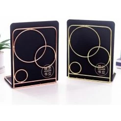 FUIENKO Serre-livres De Bureau En Métal, 1 Paire, Organisateur De Bureau, Support, étagère, Bibliothèque,Rose Gold 10 FUIENKO Serre-livres De Bureau En Métal, 1 Paire, Organisateur De Bureau, Support, étagère, Bibliothèque,Rose Gold -Petit rangement Soldes Magasin 68244665 4