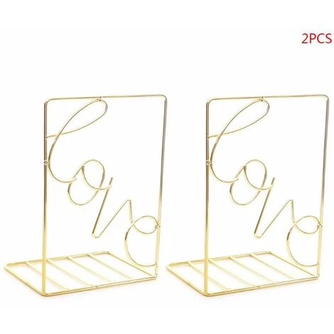 FUIENKO Serre-livres En Métal En Forme D'amour Créatif, Support De Rangement De Bureau, étagère De Livre, Support Organisateur, Dropshipping, 2 Pièces/paire,Rose Gold 6 FUIENKO Serre-livres En Métal En Forme D'amour Créatif, Support De Rangement De Bureau, étagère De Livre, Support Organisateur, Dropshipping, 2 Pièces/paire,Rose Gold – Image 4