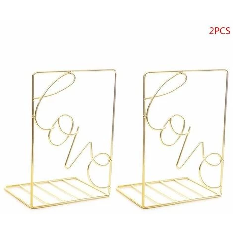 FUIENKO Support De Livre Créatif En Métal De Forme Cactus, Organisateur De Bureau, étagère Pour Rangement De Documents, 2 Pièces/paire,Gold 3 FUIENKO Support De Livre Créatif En Métal De Forme Cactus, Organisateur De Bureau, étagère Pour Rangement De Documents, 2 Pièces/paire,Gold