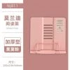 FUIENKO Morandi – Porte-livre De Lecture Multifonctionnel En Métal, Belle Couleur Pour étudiant, étagère à Pince Pour Livre, Serre-livres, Joli Cadeau De Papeterie,Rose