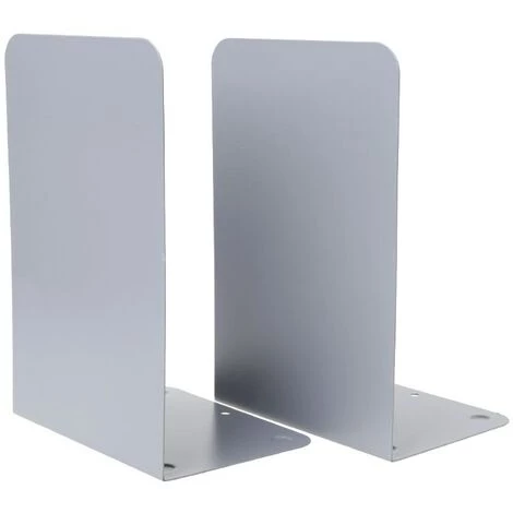 FUIENKO Organisateur De Serre-livres En Métal 1 Paire, Organisateur De Bureau De Maison, étagère De Livre, Support De Rangement, Livraison Directe,Grey 5 FUIENKO Organisateur De Serre-livres En Métal 1 Paire, Organisateur De Bureau De Maison, étagère De Livre, Support De Rangement, Livraison Directe,Grey – Image 3