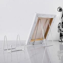 FUIENKO Présentoir De Magazines D'art En Fer, Support à Vaisselle, Assiette, Cadre De Bol, Support De Livre Sur Pied, Présentoir D'art En Fer, Accessoires De Bureau,BKS -Petit rangement Soldes Magasin 68244864 3