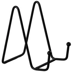 FUIENKO Présentoir De Magazines D'art En Fer, Support à Vaisselle, Assiette, Cadre De Bol, Support De Livre Sur Pied, Présentoir D'art En Fer, Accessoires De Bureau,BKS -Petit rangement Soldes Magasin 68244864 4