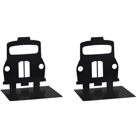 FUIENKO Supports De Livres En Métal Ajourés, 1 Paire De Serre-livres En Métal, Supports De Livres Durables Et Légers, Antidérapants, 652E,classic Cars 3 FUIENKO Supports De Livres En Métal Ajourés, 1 Paire De Serre-livres En Métal, Supports De Livres Durables Et Légers, Antidérapants, 652E,classic Cars