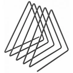 FUIENKO Support De Livre Simple En Forme De Triangle Nordique, étagère De Rangement De Bureau, Support De Magazine De Décoration De Maison,Black