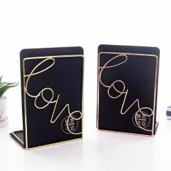 FUIENKO Porte-livres En Métal En Forme D'amour Créatif, Support De Rangement De Bureau, étagère De Livre, Support D'organisation, 2 Pièces/paire,Gold 10 FUIENKO Porte-livres En Métal En Forme D'amour Créatif, Support De Rangement De Bureau, étagère De Livre, Support D'organisation, 2 Pièces/paire,Gold -Petit rangement Soldes Magasin 68244917 4