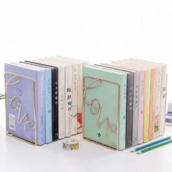 FUIENKO Porte-livres En Métal En Forme D'amour Créatif, Support De Rangement De Bureau, étagère De Livre, Support D'organisation, 2 Pièces/paire,Gold 11 FUIENKO Porte-livres En Métal En Forme D'amour Créatif, Support De Rangement De Bureau, étagère De Livre, Support D'organisation, 2 Pièces/paire,Gold -Petit rangement Soldes Magasin 68244917 5