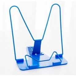 FUIENKO Support De Livre De Lecture Portable Pliable à Angle Réglable, Support D'assiette De Bureau, Support D'étude à Fil Pour Lecteur (bleu)