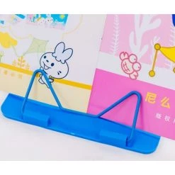 FUIENKO Support De Livre De Lecture Portable Pliable à Angle Réglable, Support D'assiette De Bureau, Support D'étude à Fil Pour Lecteur (bleu) -Petit rangement Soldes Magasin 68244918 3