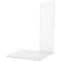 FUIENKO Serre-livres En Acrylique Transparent, Présentoir, Support, Porte-document, Organisateur Pour Bureau, 1 Pièce,Frosted -Petit rangement Soldes Magasin 68244949 5