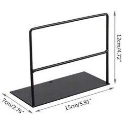 FUIENKO Paire De Serre-livres En Fer Forgé, Support En Métal Pour Livres Et Magazines, Organisateur De Bureau, Rangement étagère,,Black 10 FUIENKO Paire De Serre-livres En Fer Forgé, Support En Métal Pour Livres Et Magazines, Organisateur De Bureau, Rangement étagère,,Black -Petit rangement Soldes Magasin 68244969 4