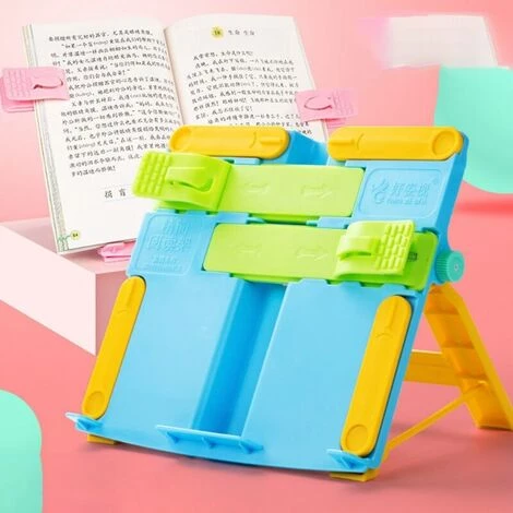 FUIENKO Étagère De Lecture Réglable Pour Enfants, Support De Livre Pliable Portable, Support M17F,Gris Foncé 6 FUIENKO Étagère De Lecture Réglable Pour Enfants, Support De Livre Pliable Portable, Support M17F,Gris Foncé – Image 4