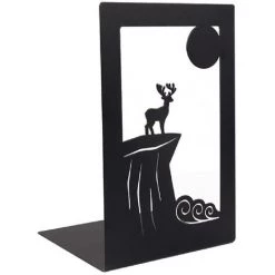 FUIENKO Serre-livres élégants En Métal De Qualité Supérieure, Supports De Livres Ajourés Créatifs, Cadeaux Créatifs, Antidérapants, Pour Le Bureau Y3NC,E -Petit rangement Soldes Magasin 68245018 5