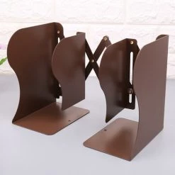 FUIENKO Serre-livres En Métal Réglables à Extension, Classeur De Bureau Robuste, Support Rétractable, étagère,Chocolat 8 FUIENKO Serre-livres En Métal Réglables à Extension, Classeur De Bureau Robuste, Support Rétractable, étagère,Chocolat -Petit rangement Soldes Magasin 68245038 2