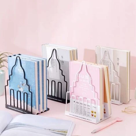 Fuienko 2 – Serre-livres En Métal, Kawaii Lapin Chat, Organisateur De Bureau, étagère De Bureau, Papeterie Scolaire,house White 7 Fuienko 2 – Serre-livres En Métal, Kawaii Lapin Chat, Organisateur De Bureau, étagère De Bureau, Papeterie Scolaire,house White – Image 5