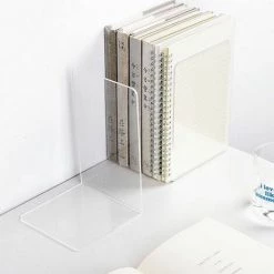 FUIENKO Serre-livres En Acrylique Transparent, Présentoir, Support, Porte-document, Organisateur Pour Bureau, 1 Pièce,transparent 9 FUIENKO Serre-livres En Acrylique Transparent, Présentoir, Support, Porte-document, Organisateur Pour Bureau, 1 Pièce,transparent -Petit rangement Soldes Magasin 68245066 3