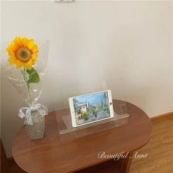 FUIENKO SKYSONIC – Support Acrylique Transparent Pour Tablette, Ipad, Téléphone, Bureau, Serre-livres, Accessoires De Papeterie, Support Simple Pour Tableau D'affichage,23cmx33cm,CHINA -Petit rangement Soldes Magasin 68245073 3