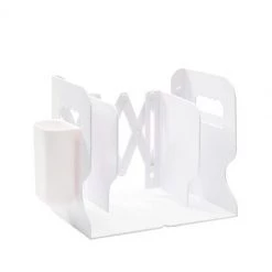 FUIENKO Support De Livre De Haute Qualité, écologique, Réglable, Utilisation Polyvalente, Décor De Bureau, Serre-livres En Plastique, White 11 FUIENKO Support De Livre De Haute Qualité, écologique, Réglable, Utilisation Polyvalente, Décor De Bureau, Serre-livres En Plastique, White -Petit rangement Soldes Magasin 68245085 5