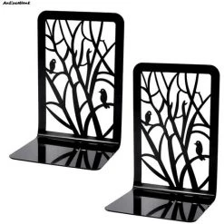 FUIENKO Nouveau Support De Livre En Métal Pour Enfants, étagère Creuse Antidérapante Pour La Maison Et Le Bureau, Support De Serre-livres, Support De Bouchon De Livre,H01 -Petit rangement Soldes Magasin 68245157 5