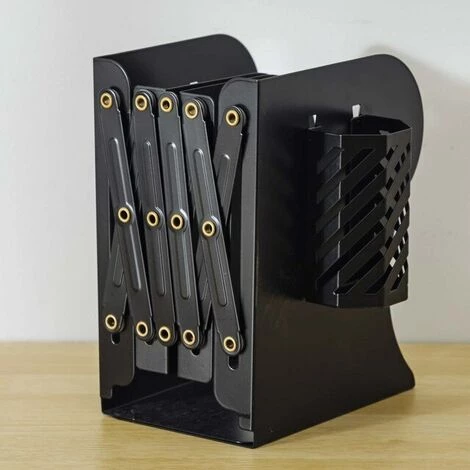 FUIENKO Morandi – Support Télescopique Créatif En Métal Pour Livres, étagère Pliable De Couleur, Dessin Animé, Pour étudiants, Rangement De Papeterie, Fournitures De Bureau,black 3 FUIENKO Morandi – Support Télescopique Créatif En Métal Pour Livres, étagère Pliable De Couleur, Dessin Animé, Pour étudiants, Rangement De Papeterie, Fournitures De Bureau,black