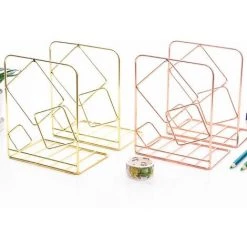 FUIENKO Serre-livres Carrés En Métal Pour Bureau, 2 Pièces, Extrémités De Livre, Support, étagère, Bibliothèque,Gold 10 FUIENKO Serre-livres Carrés En Métal Pour Bureau, 2 Pièces, Extrémités De Livre, Support, étagère, Bibliothèque,Gold -Petit rangement Soldes Magasin 68245282 4