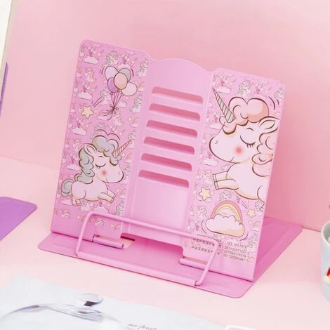 FUIENKO Serre-livres Licorne En Métal, Réglable, Portable, Support Pliable, Pour Livre De Lecture, Papeterie De Base, Kawaii,Music Black 5 FUIENKO Serre-livres Licorne En Métal, Réglable, Portable, Support Pliable, Pour Livre De Lecture, Papeterie De Base, Kawaii,Music Black – Image 3