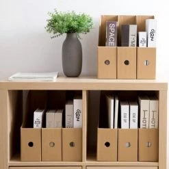 FUIENKO Porte-papier Pour Fichiers 1PC, Organiseur De Bureau Pour Livres, Boîte De Rangement Pour Documents, Armoires à Documents, Dossier De Bureau 11 FUIENKO Porte-papier Pour Fichiers 1PC, Organiseur De Bureau Pour Livres, Boîte De Rangement Pour Documents, Armoires à Documents, Dossier De Bureau -Petit rangement Soldes Magasin 68245303 5