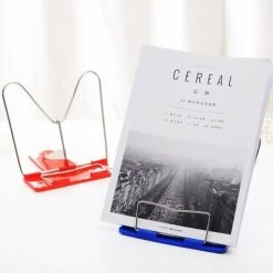 FUIENKO Serre-livres Portable Pliable Et Réglable, Support Pour Livre De Lecture, Porte-documents, Support Pour Livre De Lecture,AS PICTURE -Petit rangement Soldes Magasin 68245468 5