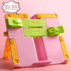 FUIENKO Support De Lecture Pour écoliers, Serre-livres Pliable Et Portable, étagère Multicolore Pour écoliers,pink -Petit rangement Soldes Magasin 68245508 3