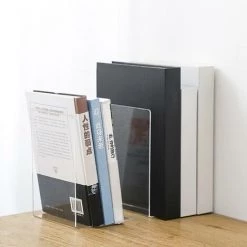 FUIENKO Serre-livres En Acrylique Transparent En Forme De L, Support De Bureau, Support De Livre, Cadre Porte-Document, Organisateur De Bureau, 1 Pièce,Clair 8 FUIENKO Serre-livres En Acrylique Transparent En Forme De L, Support De Bureau, Support De Livre, Cadre Porte-Document, Organisateur De Bureau, 1 Pièce,Clair -Petit rangement Soldes Magasin 68245531 2