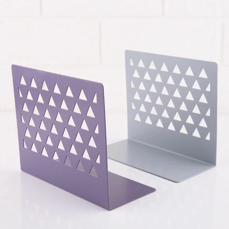 FUIENKO Organisateur De Bureau En Métal Creux, Organisateur De Livres, Fin De Livre, Support étagère, Bibliothèque, Fournitures De Bureau à Domicile,Y 7 FUIENKO Organisateur De Bureau En Métal Creux, Organisateur De Livres, Fin De Livre, Support étagère, Bibliothèque, Fournitures De Bureau à Domicile,Y – Image 5