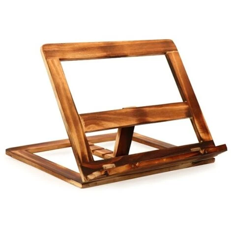 FUIENKO Support Pliable Pour Livre De Recettes, étagère De Lecture à Cadre En Bois, Support Pour Tablette Pc Stan 1XCE,B 3 FUIENKO Support Pliable Pour Livre De Recettes, étagère De Lecture à Cadre En Bois, Support Pour Tablette Pc Stan 1XCE,B
