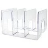 FUIENKO Serre-livres En Acrylique Transparent Multicouche, étagère Décorative Pour Livre, Pour La Maison, Le Bureau, L'école, La Bibliothèque, Fournitures De Papeterie, Cadeaux,Three Seats -Petit rangement Soldes Magasin 68245657 1
