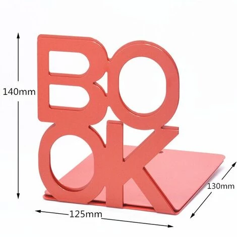 FUIENKO Serre-livres Métalliques En Forme D'alphabet, 1 Paire, Support De Fer, Support De Bureau, Style Lettre, Serre-livres, Papeterie De Bureau,RD 3 FUIENKO Serre-livres Métalliques En Forme D'alphabet, 1 Paire, Support De Fer, Support De Bureau, Style Lettre, Serre-livres, Papeterie De Bureau,RD