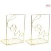 FUIENKO 2 Porte-livres En Métal En Forme D'amour Créatif, Support De Rangement De Bureau, étagère De Rangement Pour Livres,1 -Petit rangement Soldes Magasin 68245681 1