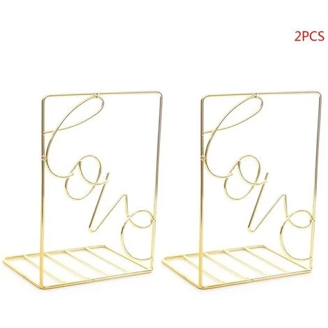 FUIENKO 2 Porte-livres En Métal En Forme D'amour Créatif, Support De Rangement De Bureau, étagère De Rangement Pour Livres,1 3 FUIENKO 2 Porte-livres En Métal En Forme D'amour Créatif, Support De Rangement De Bureau, étagère De Rangement Pour Livres,1