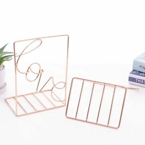 FUIENKO 2 Porte-livres En Métal En Forme D'amour Créatif, Support De Rangement De Bureau, étagère De Rangement Pour Livres,1 7 FUIENKO 2 Porte-livres En Métal En Forme D'amour Créatif, Support De Rangement De Bureau, étagère De Rangement Pour Livres,1 – Image 5