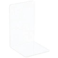 FUIENKO Serre-livres En Acrylique Transparent En Forme De L, Organisateur De Bureau, Porte-livre, Accessoires De Papeterie Scolaire Et De Bureau,Clear -Petit rangement Soldes Magasin 68245711 5