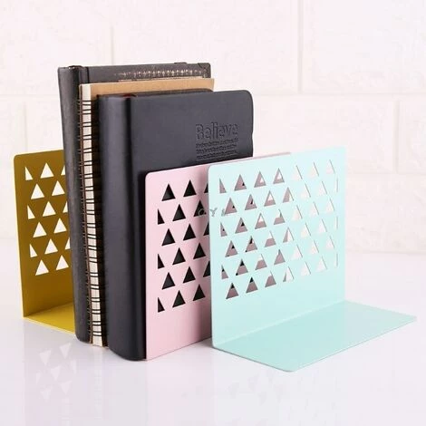 FUIENKO Serre-livres En Métal Creux L29k, Support Pour Livres, étagère, Fournitures De Bureau à Domicile,Grey 6 FUIENKO Serre-livres En Métal Creux L29k, Support Pour Livres, étagère, Fournitures De Bureau à Domicile,Grey – Image 4