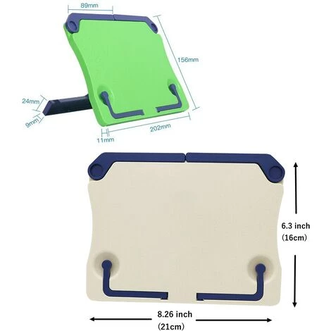 FUIENKO Support De Musique De Table, Support De Lecture De Livres, Portable Et Pliable Pour La Lecture, Feuille De Musique, Livre De Cuisine, Document,White 4 FUIENKO Support De Musique De Table, Support De Lecture De Livres, Portable Et Pliable Pour La Lecture, Feuille De Musique, Livre De Cuisine, Document,White – Image 2