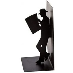 FUIENKO Serre-livres En Fer Antidérapant, Support De Livre De Lecture Rétro, Bouchons Pour étagères, Décoration De Table De Bureau, W3JD,A -Petit rangement Soldes Magasin 68245895 4