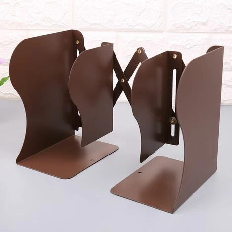 FUIENKO Serre-livres En Métal Réglables à Extension, Classeur De Bureau Robuste, Support Rétractable, étagère, Support M17F,Black 5 FUIENKO Serre-livres En Métal Réglables à Extension, Classeur De Bureau Robuste, Support Rétractable, étagère, Support M17F,Black – Image 3