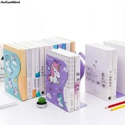 FUIENKO Serre-livres Licorne Rétractable Pour Enfants, étagère De Support Réglable Pour L'école, La Maison Et Le Bureau, Nouvelle Collection,PK -Petit rangement Soldes Magasin 68246021 4
