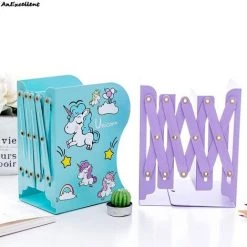 FUIENKO Serre-livres Licorne Rétractable Pour Enfants, étagère De Support Réglable Pour L'école, La Maison Et Le Bureau, Nouvelle Collection,PK -Petit rangement Soldes Magasin 68246021 5