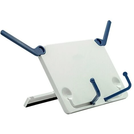 FUIENKO Serre-livre Réglable De 0 à 180 Degrés, Support De Lecture, Livre De Recettes, étagère Pliante, Organisateur Pour Partition De Musique, Tablette De Recettes,Blue 6 FUIENKO Serre-livre Réglable De 0 à 180 Degrés, Support De Lecture, Livre De Recettes, étagère Pliante, Organisateur Pour Partition De Musique, Tablette De Recettes,Blue – Image 4