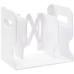 FUIENKO Serre-livres Rétractables Pour étagères, Support De Livre, étagère Réglable Avec Porte-stylo, Organisateur De Bureau, Accessoires De Bureau,WHITE,États-unis -Petit rangement Soldes Magasin 68246433 4