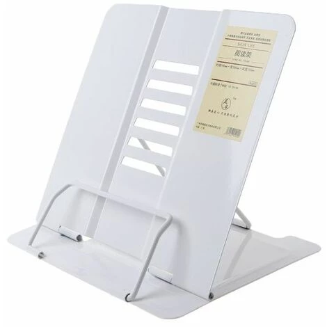 FUIENKO Porte-livre De Lecture Réglable En Métal, Support Pour Documents, étagère Pour Livres, Livraison Directe,white 3 FUIENKO Porte-livre De Lecture Réglable En Métal, Support Pour Documents, étagère Pour Livres, Livraison Directe,white