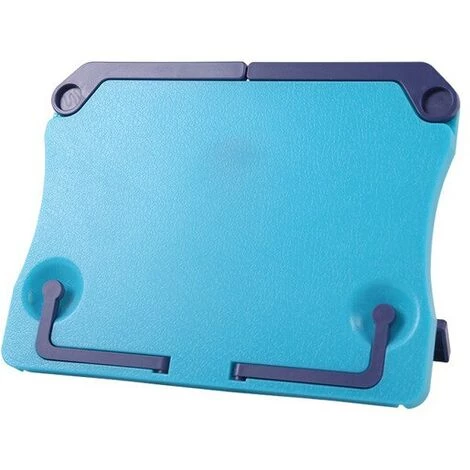 FUIENKO Support De Lecture Portable, étagère Pliante Pour Livre De Cuisine, Organisateur, Serre-livres Pour Partition De Musique, Tablette,Blue 3 FUIENKO Support De Lecture Portable, étagère Pliante Pour Livre De Cuisine, Organisateur, Serre-livres Pour Partition De Musique, Tablette,Blue